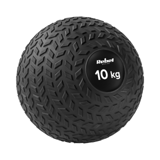 For sports and active recreation // Sport Equipment // Mała piłka lekarska do ćwiczeń rehabilitacyjna Slam Ball 23cm 10kg, REBEL ACTIVE