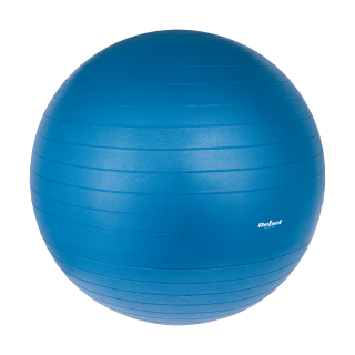 Sporto ir aktyvaus poilsio // Sport Equipment // Piłka gimnastyczna rehabilitacyjna 75cm z pompką ręczną, kolor niebieski , REBEL ACTIVE