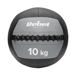 For sports and active recreation // Sport Equipment // Piłka lekarska do ćwiczeń 10 kg REBEL ACTIVE