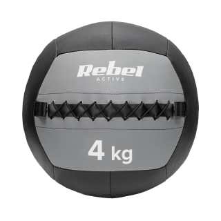 For sports and active recreation // Sport Equipment // Piłka lekarska do ćwiczeń 4 kg REBEL ACTIVE