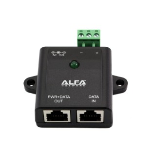 Alfa Network Industrial Gigabit PoE Conv. Reset Function  APOE03GR