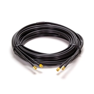 OEM Koaksiālais kabelis SMA Male / SMA Male Duplex 10m CC-SM-SM-10-D