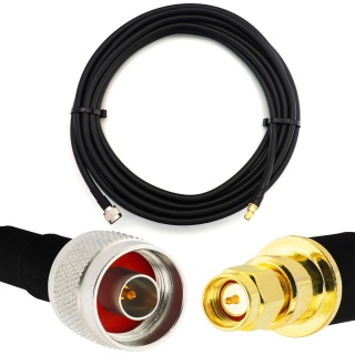 Rangeful SMA Male to N Male 30m Flexible Coaxial Cable — LMR400 UF UltraFlex equivalent HF400-NM-SM-30