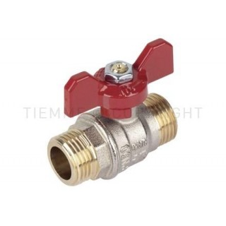 Lodveida ventilis MM3/4" tauriņrokturis, Mistral, ISO228 Lodveida ventilis MM, tauriņrokturis