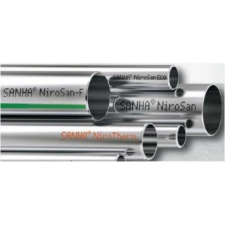 NiroSan caurule stieņos 22 x 1,2 mm Nerūsējošā tērauda caurule NiroSan (9000)