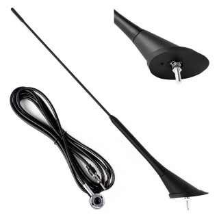 Car and Motorcycle Products, Audio, Navigation, CB Radio // Car Radio and TV antennas and accessories // Antena samochodowa 40 cm ant07 amio-01507