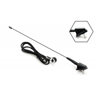 Car and Motorcycle Products, Audio, Navigation, CB Radio // Car Radio and TV antennas and accessories // Antena samochodowa 41 cm 5 mm adapter ant01 amio-01048