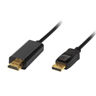 Koaksiālo kabeļi 75 Ohm, 50 Ohm un Televīzijas aksesuāri // HDMI, DVI, Audio savienotājkabeļi un aksesuāri // 92-028# Przyłącze display port-hdmi 1,8m