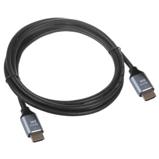 Koaksiālo kabeļi 75 Ohm, 50 Ohm un Televīzijas aksesuāri // HDMI, DVI, Audio savienotājkabeļi un aksesuāri // Kabel przewód HDMI 2.1a Maclean, 3m, 8K, MCTV-442