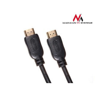 Koaksiālo kabeļi 75 Ohm, 50 Ohm un Televīzijas aksesuāri // HDMI, DVI, Audio savienotājkabeļi un aksesuāri // MCTV-636 Przewód HDMI-HDMI v1.4 2 m A-A polybag Maclean 