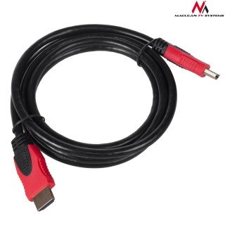 Koaksiaalvõrgud // HDMI, DVI, AUDIO ühenduskaablid ja tarvikud // Przewód Maclean, Kabel HDMI-HDMI, v2.0, 60Hz, 1.8m, MCTV-706