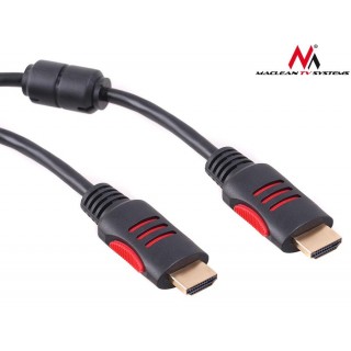 Coaxial cable networks // HDMI, DVI, AUDIO connecting cables and accessories // MCTV-813 42188 Przewód kabel hdmi-hdmi 3m v1.4 30AWG z filtrami ferrytowymi