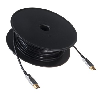 Koaksialinių kabelių sistemos // HDMI, DVI, AUDIO jungiamieji laidai ir priedai // Przewód kabel HDMI-HDMI Maclean, v1.4, wzmacniacz, 40m, MCTV-624
