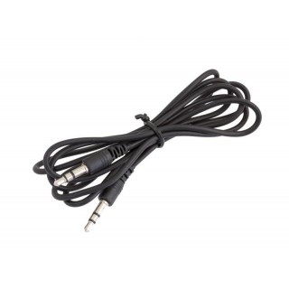 Koaksialinių kabelių sistemos // HDMI, DVI, AUDIO jungiamieji laidai ir priedai // AK293A Kabel audio jack 3,5mm 1m czarny 