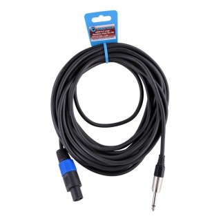 Koaksiaaliset kaapeliverkot // HDMI, DVI, AUDIO liitäntäkaapelit ja tarvikkeet // KPO2759-10 Kabel jack 6,3 wtyk - STC  wtyk 10m HQ