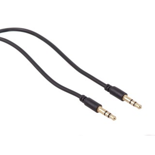 Koaksiālo kabeļi 75 Ohm, 50 Ohm un Televīzijas aksesuāri // HDMI, DVI, Audio savienotājkabeļi un aksesuāri // MCTV-815 42198 Przewód jack 3.5mm wtyk-wtyk 1.5m czarny