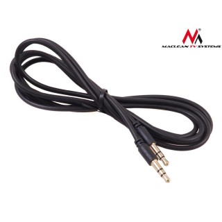 Koaksiālo kabeļi 75 Ohm, 50 Ohm un Televīzijas aksesuāri // HDMI, DVI, Audio savienotājkabeļi un aksesuāri // MCTV-815 42198 Przewód jack 3.5mm wtyk-wtyk 1.5m czarny