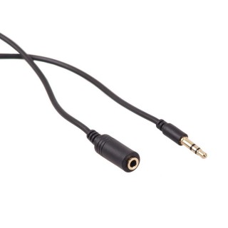 Koaksiālo kabeļi 75 Ohm, 50 Ohm un Televīzijas aksesuāri // HDMI, DVI, Audio savienotājkabeļi un aksesuāri // MCTV-819 42203 Przewód jack 3.5mm wtyk-gniazdo 2m czarny