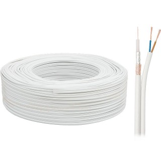 Cables // Coaxial Cables // 31492# Przewód koncentryczny wdx 0,59/3,7 k-60+2x0.5