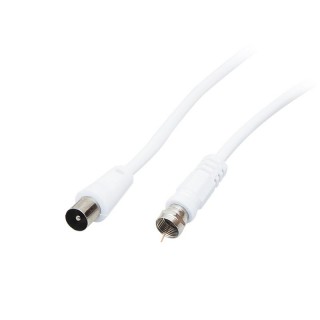 Cables // Coaxial Cables // 4376# Przyłącze wtyk f-wtyk antenowy 1,8m