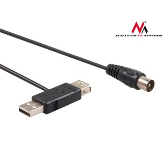Juhtmed // Koaksiaalkaablid // Adapter złącze USB do anteny DVB-T Maclean, 5V, MCTV-697