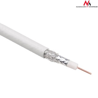 Cables // Coaxial Cables // Kabel przewód koncentryczny antenowy/satelitarny Maclean, 1.0CCS RG6, 25M, MCTV-574