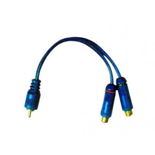Car and Motorcycle Products, Audio, Navigation, CB Radio // Car Electronics Components : Installation Cables : Fuses : Connectors // KPO2615 Kabel 1 x rca wtyk - 2 gniazda rca 0.2m