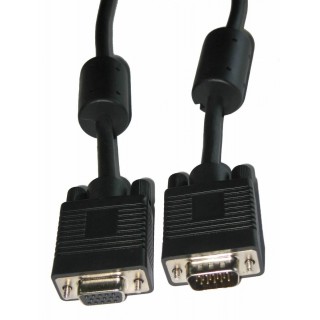 Koaksialinių kabelių sistemos // HDMI, DVI, AUDIO jungiamieji laidai ir priedai // KPO3711-1.5 Kabel svga wtyk-gniazdo 1,5m