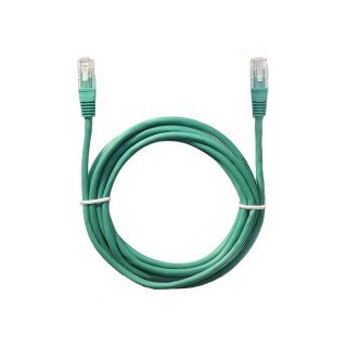 LAN datortīkli // Savienotājvadi (patch cords) Datortīkliem | LAN komutācijas kabeļi // 2756# Przyłącze patchcord utp  1,0m zielony