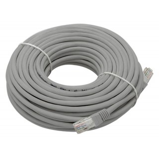 Структурированные кабельные системы // Коммутационный кабель Патч-корд для ЛВС // 2736# Przyłącze patchcord utp 30m szary