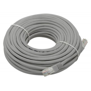 Структурированные кабельные системы // Коммутационный кабель Патч-корд для ЛВС // 2771# Przyłącze patchcord utp 25m szary