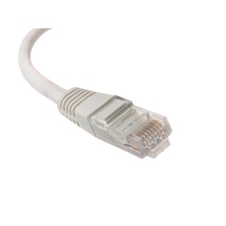 LAN tinklai // Komutaciniai - jungiamieji laidai // MCTV-658 Przewód, kabel patchcord UTP cat6 wtyk-wtyk 20 m szary