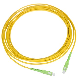 LAN tinklai // Komutaciniai - jungiamieji laidai // Patchcord światłowód kabel Maclean, SC/APC-SC/APC, jednomodowy, długość 1m, simplex, G657A2, MCTV-431
