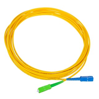 LAN Data Network // Network patch cords // Patchcord światłowód kabel Maclean, SC/APC-SC/UPC SM 9/125 LSZH, jednomodowy, długość 1m, simplex, G657A2, MCTV-401