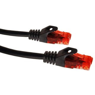 Структурированные кабельные системы // Коммутационный кабель Патч-корд для ЛВС // Przewód kabel patchcord UTP Maclean, wtyk-wtyk, Cat6, 20m, czarny, MCTV-741