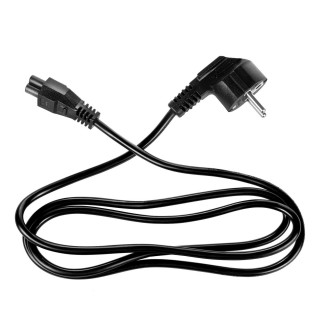 Datortehnikas komponentes un aksesuāri // Datora/USB/LAN kabeļi // Kabel zasilający typu koniczynka Maclean, 3 pin, wtyk EU, 1.5m, MCTV-857