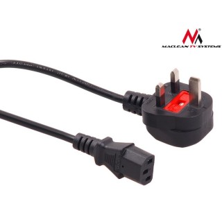 Kompiuterių komponentai ir priedai // PC/USB/LAN kabeliai // MCTV-808 42162 Kabel zasilający 3 pin 5m wtyk GB