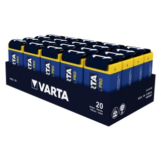 Батарейки и аккумуляторы // AA, AAA и другие размеры // 20x bateria R9V 6LR61 9V alkaliczne Varta Industrial
