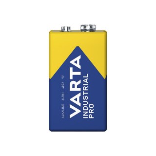 Akumuliatoriai ir baterijos // AA, AAA ir kiti dydžiai // 82-561# Bateria alkaliczna 9v 6lr61 varta indust industrial folia