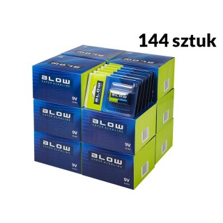 Батарейки и аккумуляторы // AA, AAA и другие размеры // 82-577# Bateria  blow super alkaline 9v 6lr61 blister