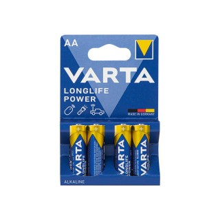 Akumuliatoriai ir baterijos // AA, AAA ir kiti dydžiai // 82-593# Bateria alkaliczna aa 1.5 lr6 varta longlife power