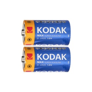 Baterijas, akumulatori, barošanas bloki un adapteri // Baterijas un lādētāji uz pasūtījumu // Baterie Kodak MAX Alkaline KD-2 LR20, 2 szt.