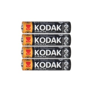 Baterijas, akumulatori, barošanas bloki un adapteri // Baterijas un lādētāji uz pasūtījumu // Baterie Kodak XTRALIFE Alkaline AAA LR03, 4szt. folia
