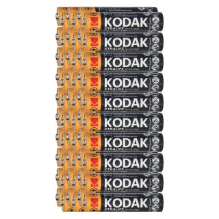 Akumuliatoriai ir baterijos // AA, AAA ir kiti dydžiai // Baterie Kodak XTRALIFE Alkaline AAA LR03, 60szt.