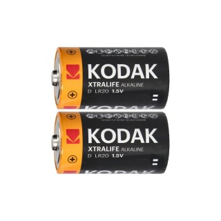 Baterijas, akumulatori, barošanas bloki un adapteri // Baterijas un lādētāji uz pasūtījumu // Baterie Kodak XTRALIFE Alkaline KD-2 LR20, 2 szt.