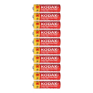 Baterijas, akumulatori, barošanas bloki un adapteri // Baterijas un lādētāji uz pasūtījumu // Baterie Kodak ZINC Super Heavy Duty AA LR6, 10 szt.