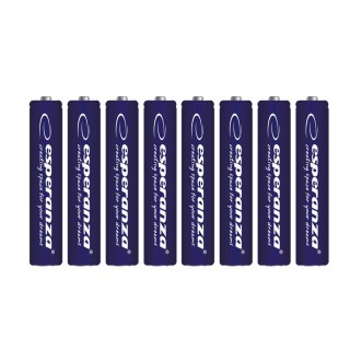 Baterijas, akumulatori, barošanas bloki un adapteri // Baterijas un lādētāji uz pasūtījumu // EZB104 Esperanza baterie alkaliczne aaa 8szt blister