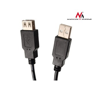 Arvuti komponendid ja tarvikud // PC/USB/LAN kaablid // Kabel USB 2.0 Maclean, gniazdo-wtyk, 3m, MCTV-744