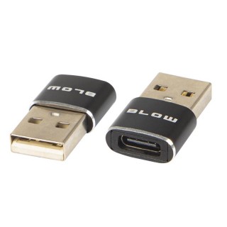 Planšetdatori un aksesuāri // USB Kabeļi // 75-796# Adapter usb gniazdo usb-c-wtyk usb