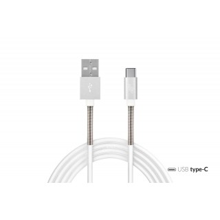 Tahvelarvutid ja tarvikud // USB kaablid // Kabel do ładowania usb na usb-c fulllink 1 m 2.4a amio-01433